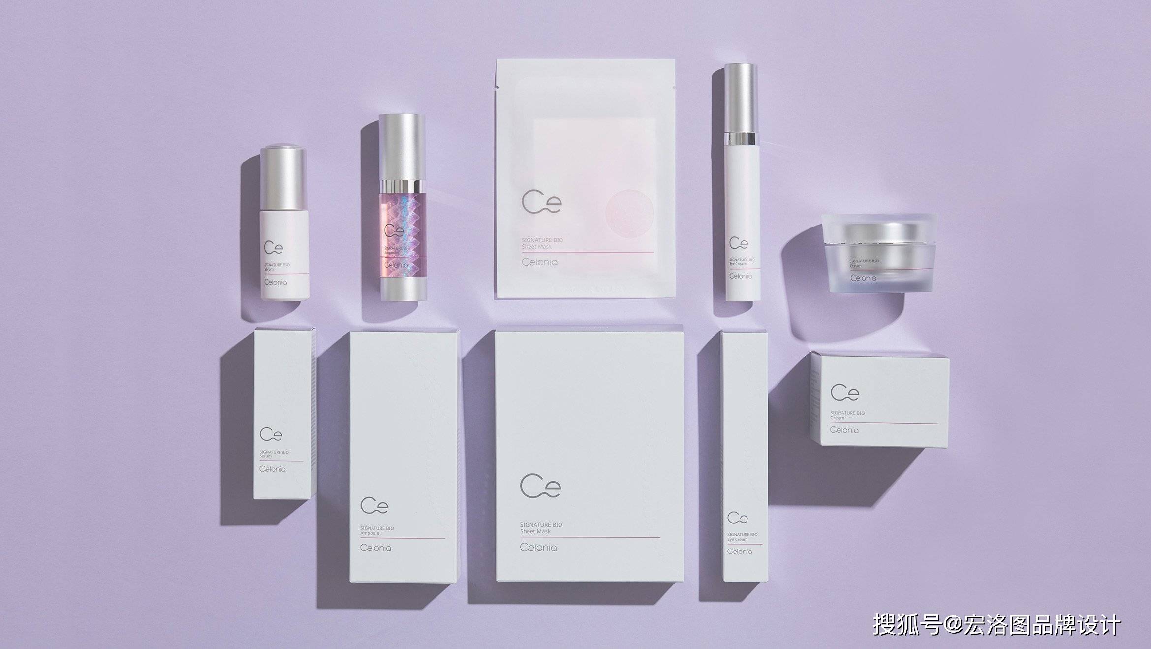 銀色輝映，奢華新生 CELONIA化妝品包裝中的現代美學